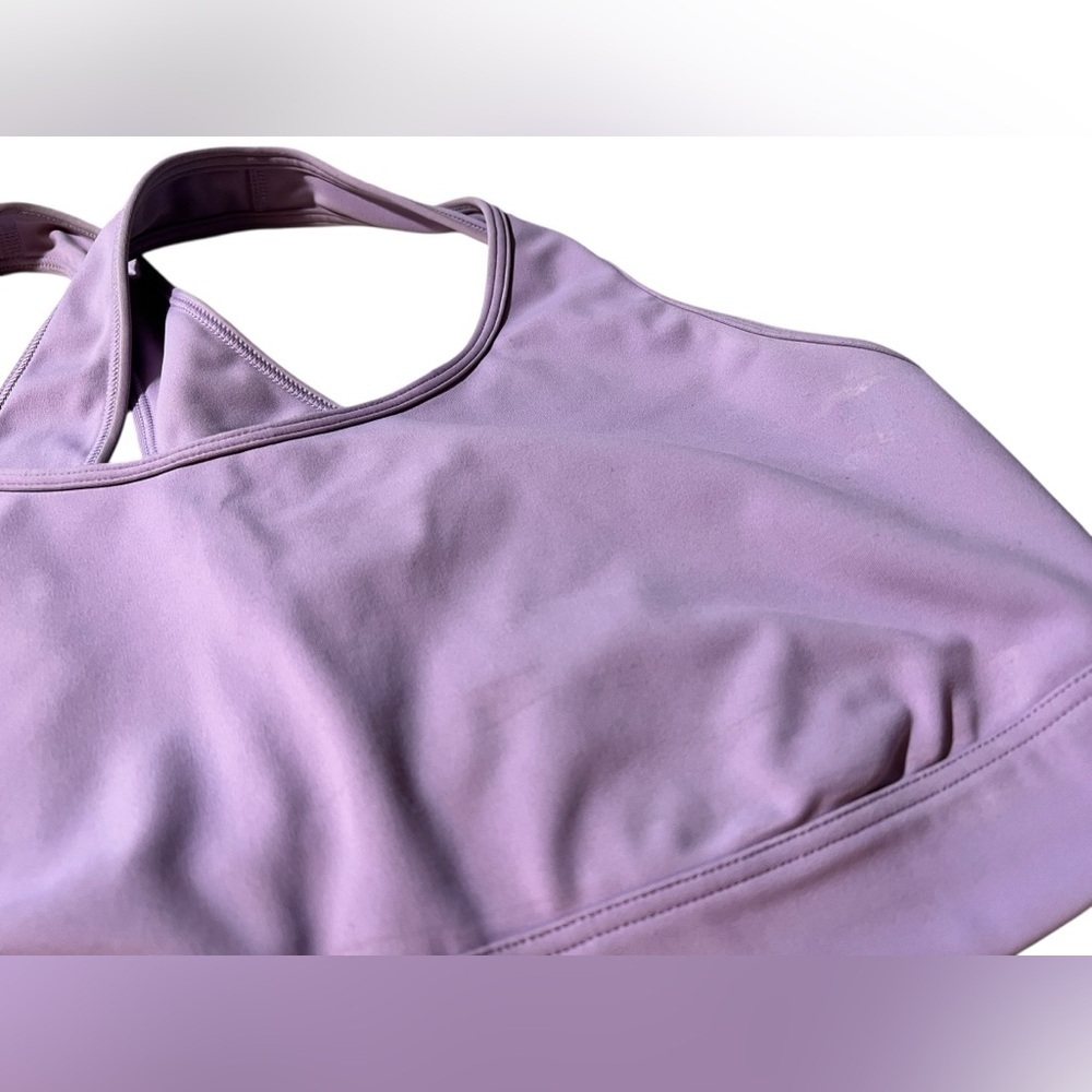 Ideology Women's Lavender Sports Bra, size 1X - Picture 5 of 10